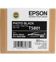 Tonersepeti Epson T5801 C13T580100 Orjinal Foto Siyah Kartuş