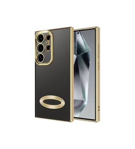 Samsung Galaxy S24 Ultra Uyumlu Kılıf Kamera Korumalı Logo Gösteren Zore Omega Kapak