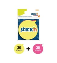 GIPTA STICKN 21137 76X76 KONUŞMA BALONLU YAPIŞKANLI NOTLUK NEON 60 YP.