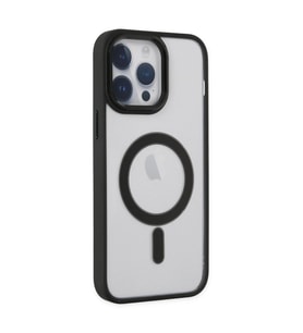 Apple İphone 14 Pro Kılıf Room Magneticsafe Silikon - Siyah
