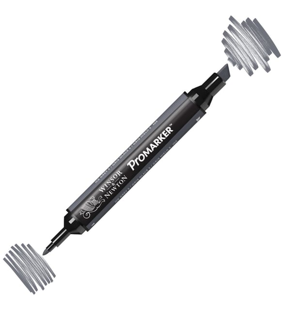 PROMARKER Pennarello Doppia Punta Winsor&Newton Letraset - R565 Poppy - Inchiostro Rapido Per Disegno E Illustrazione - 3