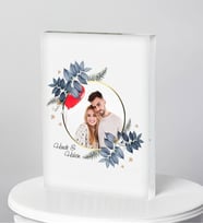 BK Gift Kişiye Özel İsimli Fotoğraflı Akrilik Çerçeve-2, Sevgiliye Hediye, Eşe Hediye