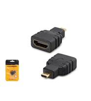 Hadron HDX1267 Micro HDMI (M) - HDMI (F) Dönüştürücü Adaptör - Siyah