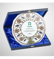 Mavi Kutulu Hayat Ağacı Plaket
