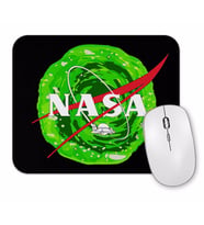 Nasa Ufo Rick and Morty Mouse Pad