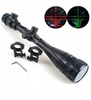 Yüksek Kaliteli 6-24X40Aoeg Çıft Işık Kırmızı Yeşil Kaynaklı Avcılık Dürbün B (Çok Renkli)