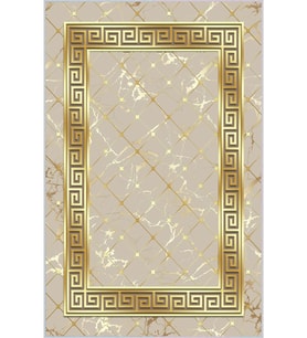 Eliana Home Baskılı, Yıkanabilir Kaymaz Taban Salon Halısı LNA0326-SM37 100x150 cm (Bej)