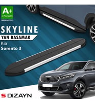 S-Dizayn Kia Sorento 3 Skyline Aluminyum Yan Basamak 183 Cm 2014-2020 A+ Kalite