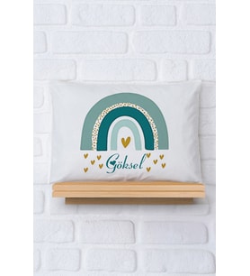 Pia Baby Premium %100 Pamuk İsme Özel Kız Bebek Yastık Kılıfı 35*45 cm 5055-12