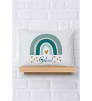 Pia Baby Premium %100 Pamuk İsme Özel Kız Bebek Yastık Kılıfı 35*45 cm 5055-12