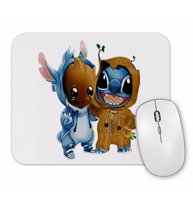 Groot e Stitch Mouse Pad