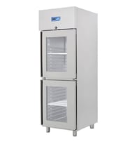 Öztiryakiler Çift Cam Kapılı Dik Tip Buzdolabı, Gn 600 Nmv Model, 304 Model