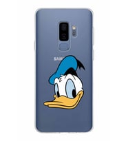 Samsung Galaxy S9 Plus Kapak Donald Duck Tasarımlı Şeffaf Silikon Kılıf