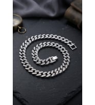 Paslanmaz Çelik Gurmet Model Kolye Zincir 10Mm 902942
