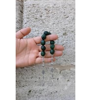 Rd Ekoavm 14 mm Andız Ağacı Zaza Tesbih Yeşil