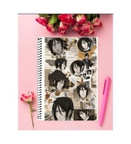 Kuroshitsuji Anime Defter 1 Adet Özel Tasarım A4 Boyutu 21*29 Cm Telli Kareli Defter