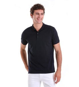 Hatemoğlu Lacivert GL 112301 Basıc Polo Pike T-shırt