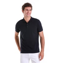 Hatemoğlu Lacivert GL 112301 Basıc Polo Pike T-shırt