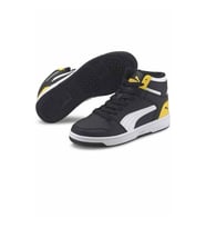 Puma Rebound Lay Up Sl Jr Mid 370486-12 Sneakers Jordan Boğazlı Unisex Spor Ayakkabı SİYAH SARI