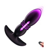 Fastieshop İleri Geri Hareketli Uzaktan Kumandalı Şarjlı  Dildo (Siyah)