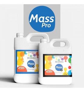 Resinin Mass Pro 7000 Gr A+B Büyük Hacim İçin Ultra Şeffaf Epoksi Reçine