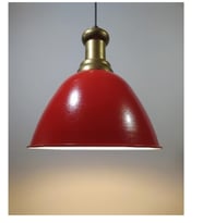 RİOLİGHT RETRO TEKLİ METAL SARKIT AVİZE ÇAP: 28CM (Siyah)