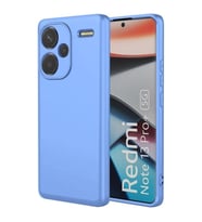 Microsonic Xiaomi Redmi Note 13 Pro Plus 5G Kılıf Groovy Soft Mavi (Mavi)