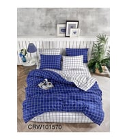 Miss Linda Home %100 Pamuklu Çift Taraflı Çift Kişilik Nevresim Takımı (Çok Renkli)