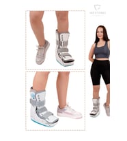Havalı Yürüme Botu, Cat Walker Stabilizasyon Ortezi (kisa) Sağ Ve Sol Kullanılabilir Tek Parçalı FS-002 (Siyah)