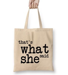 The Office That's What She Said 01 Bez Çanta Uzun Saplı