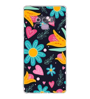 PrintiFy Samsung Galaxy Note 9 ile Uyumlu Retro Color 1  Kamera Korumalı Şeffaf  Kılıf