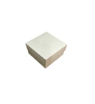 Komple Karton Kutu Düz Renk 10X10x5 CM  (25 Adet)  Krem