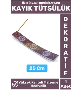 Özel Yüksek Kalite Dekoratif Hediyelik Yoga Chakra Meditasyon Pozitif Enerji OBSİDİAN TAŞI Tütsülük