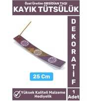 Özel Yüksek Kalite Dekoratif Hediyelik Yoga Chakra Meditasyon Pozitif Enerji OBSİDİAN TAŞI Tütsülük