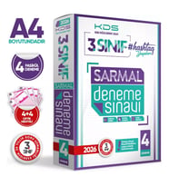 2026 3.Sınıf #hashtag Kazanım Değerlendirme Sınavı 4lü SARMAL Deneme Paketi Türkiye Geneli