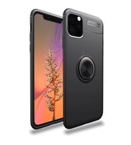 Apple İphone 11 Pro Kılıf Range Yüzüklü Silikon - Siyah