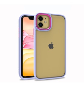 Lexroo iPhone 11 Kılıf Flora Kılıf - Lila
