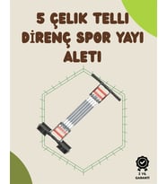Ergonomik Tutma Yerli, Pedallı ve Ayarlanabilir Elastik Yaylı Spor Ekipmanı