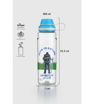Renga Ege Free Desen 800 ml Tritan Matara 912069 Fuşya (Mavi)