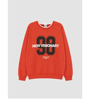 LCW Kids Turuncu Baskılı Erkek Çocuk Sweatshirt