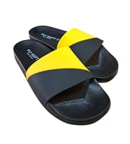 Fly Soft S263.071 Erkek Havuz - Plaj Ve Günlük Terlik Siyah / Sarı (Siyah-Sarı)