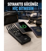Kompakt Tasarım, Güçlü Performans - 10000mah Kablosuz Powerbank