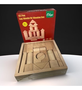 Ahşap Eğitici Öğretici Blok  Tangram 22 Pes