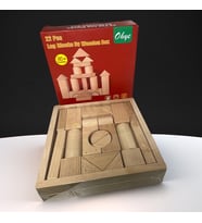 Ahşap Eğitici Öğretici Blok  Tangram 22 Pes