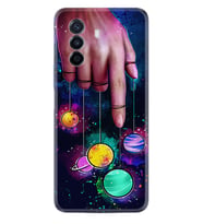 Huawei Nova Y70 Y90 Nova 9 SE  Kılıf Desemli Silikon Finger planet 1740