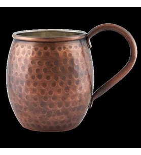 Turna Bakır Moscow Mule Bardak El Dövme 500 Ml Oksit Turna0497-3