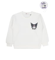 Kuromi 6-9 Yaş Sweatshirt - Ekru