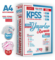 2026 KPSS Lisans Yazarlar Karması GYGK Türkiye Geneli Kurumsal 10lu Deneme Paketi İnformal Yayınları