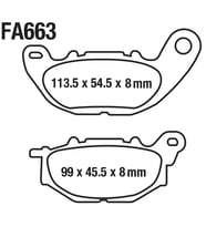 YAMAHA R25 ÖN FREN DİSK BALATASI FA663