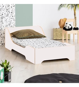 Duo Montessori Yatak Mdf Çocuk ve Bebek Karyola (Beyaz)